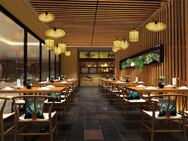 跟濟(jì)南公裝公司來做餐廳背景墻!